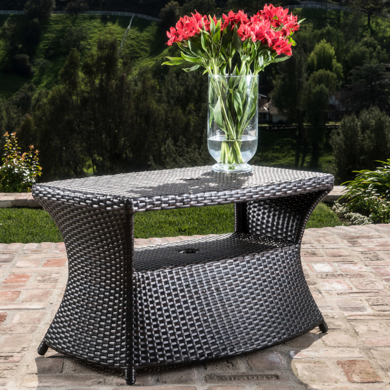 Table d'appoint Chaise longue, en fer, idéale pour les réceptions à l'extérieur, construction en fer de P 22 po x l 34 po H 19,5 po, assez d'espace au-dessus, 22 po 34 po 19,5 po