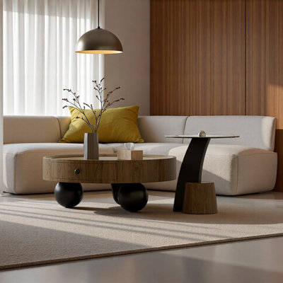 Table basse de style italien minimaliste