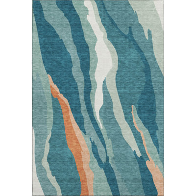 Premium Machine Washable Cossette AMF1047 Waves Rug