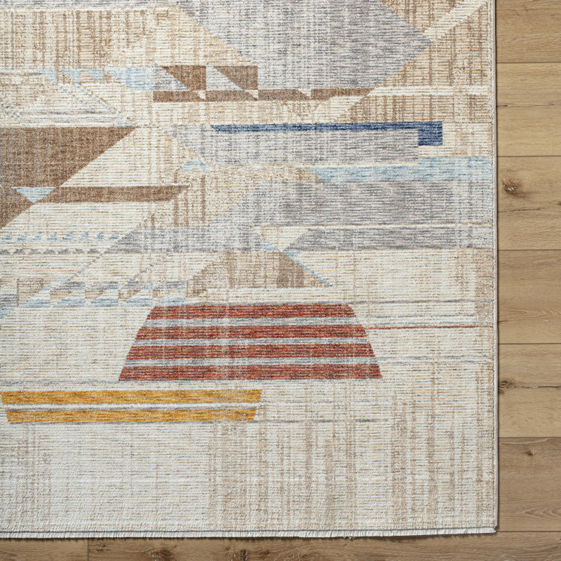 Usonia Abstract Indoor Rug, Rectangle 5' x 7'8"