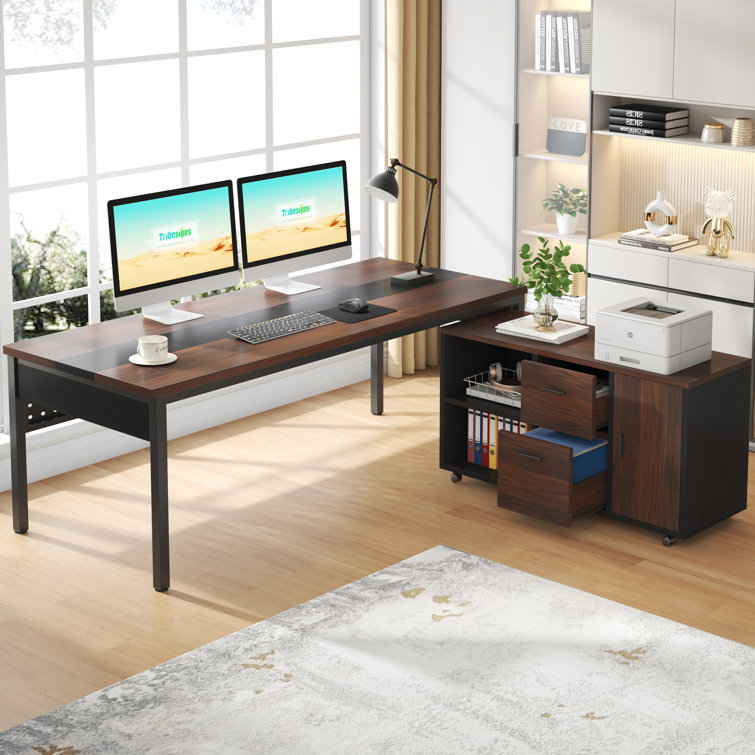 Beauchesne L-Shape Executive Desk