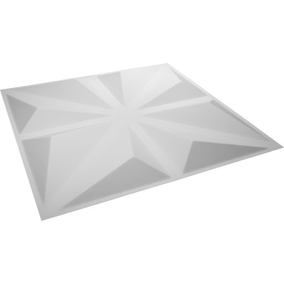 19 5/8"W x 19 5/8"H Bailey EnduraWall Decorative 3D Wall Panel Covers 2.67 Sq. Ft.