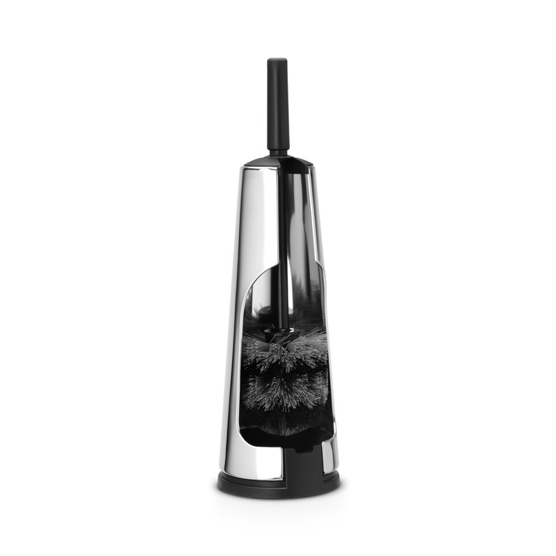 Brabantia Renew Toilet Brush and Holder, Brilliant Steel