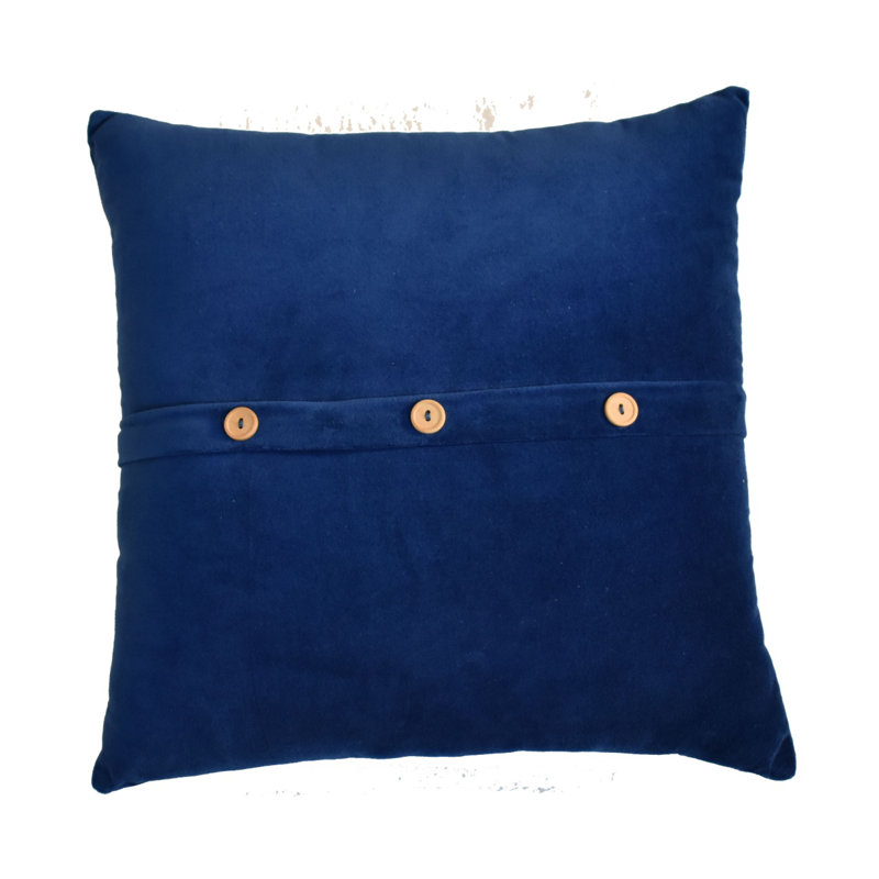 Idy Square Cushion, Royal Blue
