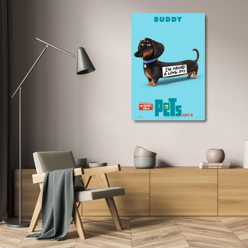 La vie secrète des animaux de compagnie, H 24 po x l 16 po