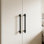 Poignées et poignées d'armoire noir mat - Quincaillerie d'armoire de cuisine robuste avec trou central de 12-3 / 5 po, trousse d'installation complète incluse