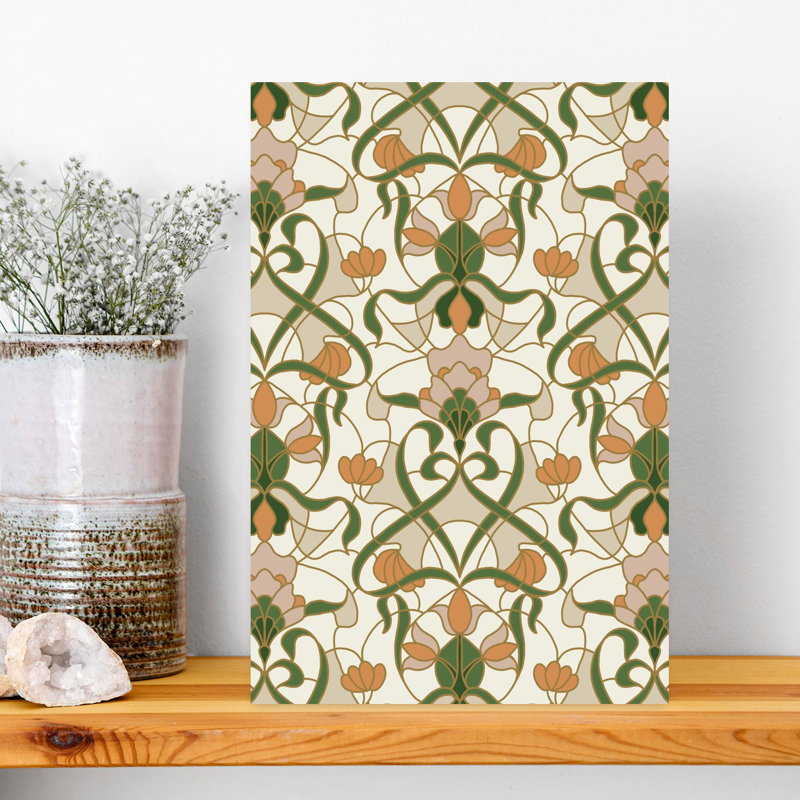 Art mural Art nouveau, H 18 po x l 12 po