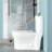 12 - Inch Rough In, One Piece Toilet Of Ceramic, 1.22/1.6 , Dual Flush, Soft Closing Seat, 800G Map, Quiet Operation, Effortless Hygiene, Skirted Design, Quick Release Ceramic For Bathroom Use,