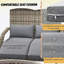 Chaise longue d'extérieur avec dossier haut-271194918