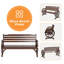 Dabu Wood Outdoor Bench