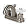 Restoration Centerset Bathroom Faucet with Drain Assembly