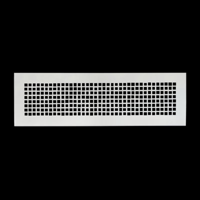 Ouverture de conduit de retour d'air Mosaic | Grille d'air lourde en fonte d'aluminium | Thermolaqué