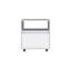 Laurel 2 Piece Bedroom Set, Nightstand + Armoire, White