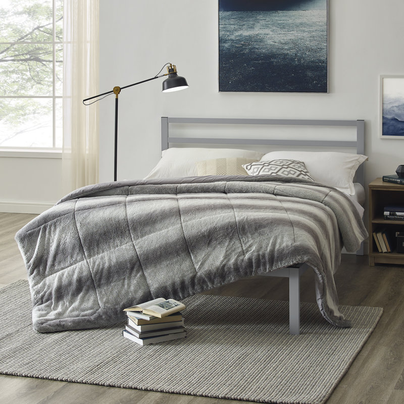 Demos Bed, Full, Gray