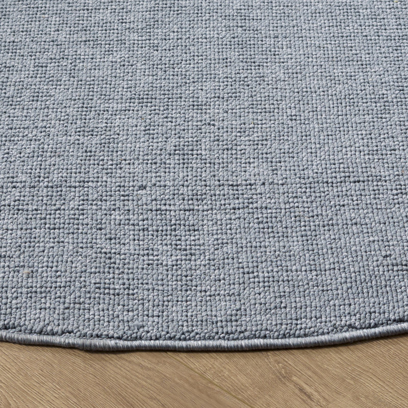 Journey River Performance Solid Color Rug, Round 6'7"