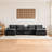 5-Piece Upholstered U-Shaped Sectional-1067949256