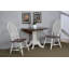 Azura 2 - Person Solid Wood Top Pedestal Dining Set-1411615763
