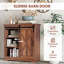 Buffet armoire café avec porte de grange coulissante