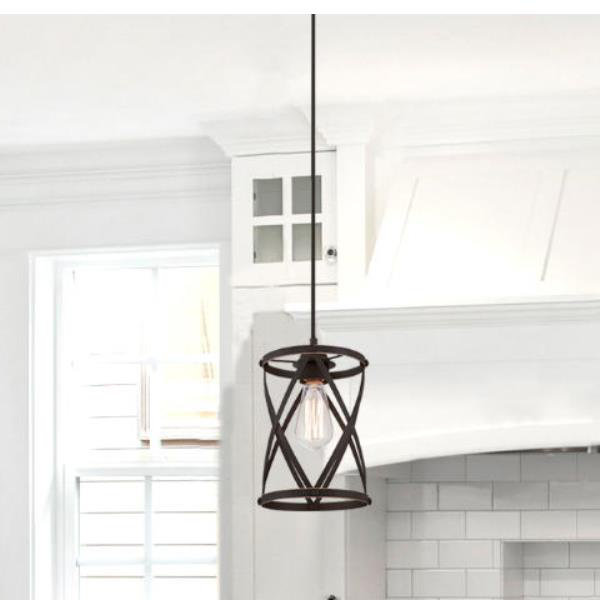 Gingerich 1 - Light Single Pendant, Oil Rubbed Bronze