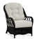Chaise avec accoudoirs en rotin Everglade