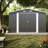 Durable Metal Storage Shed 10×14 Ft, Modern Design For Backyard Utility
