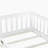  Bed with Fence ,Rubber Wood Floor Bed with Safety Guardrails-41991316-45026230