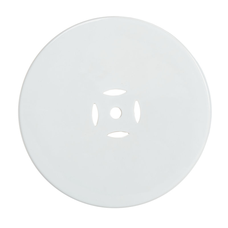 Potashnick Ceramic Accent Stool, White