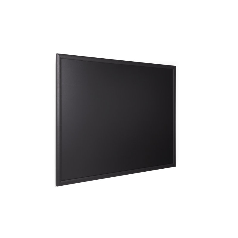 Wall Mounted Chalk Board 121.92cm - 182.88cm, Black, 90cm H x 120cm L x 1.5cm D