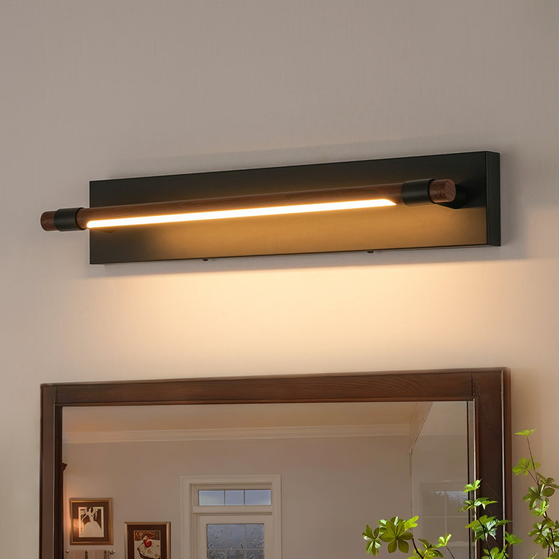Barre de salle de bain rotative 23 lumières DEL 1 lumière à intensité variable 23W Alfonza