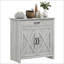 Buffet Buffet, porte de grange de ferme avec tiroir & amp; Tablette réglable, gris pierre | Panneau de fibres à densité moyenne | Panneau de particules