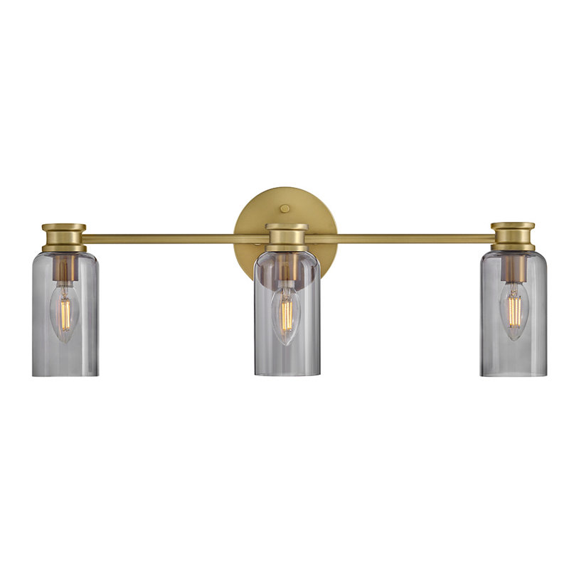 Luminaire de salle de bain 3 lumières, Bronze