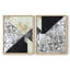 «Tiles & Texture Abstract Angles I», reproduction encadrée de qualité supérieure - prête à être accrochée - aucun clou requis - aucun clou requis-1267065901-1267065896