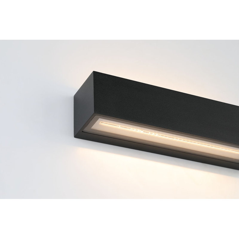 Stripe 10" Wall Sconce, Up/Down Light, 7.5W x 2, Black Finish