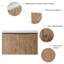 Ensemble de meuble-lavabo mural simple 30 po Seliyah-1513571393
