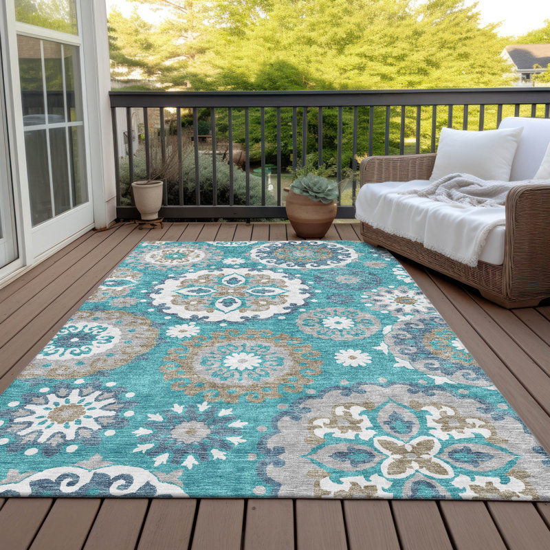  Ferrand Non-Slip Indoor / Outdoor Door Mat, Rectangle 3' x 5'