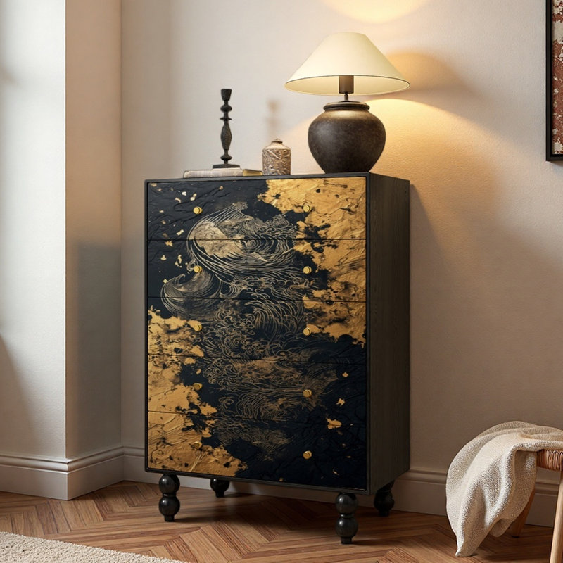 Console en bois massif de style chinois