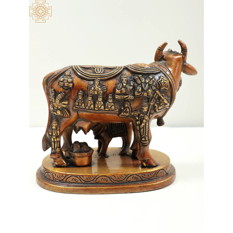 Statue vache et veau
