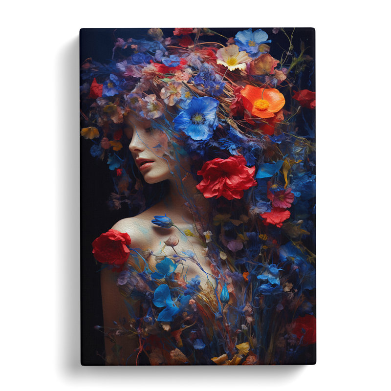 Wildflowers Neo-Plasticism No.2 - Print, 60cm H x 40cm W x 3cm D