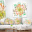 Coussin lombaire à fleurs fractales impeccable perfect-30735434