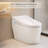 Smart Elongated Bidet Toilet Seat with Soft-Close Lid, Warm Water, Adjustable Water Pressure, Heated Seat, Air Dryer, and LED Night Light