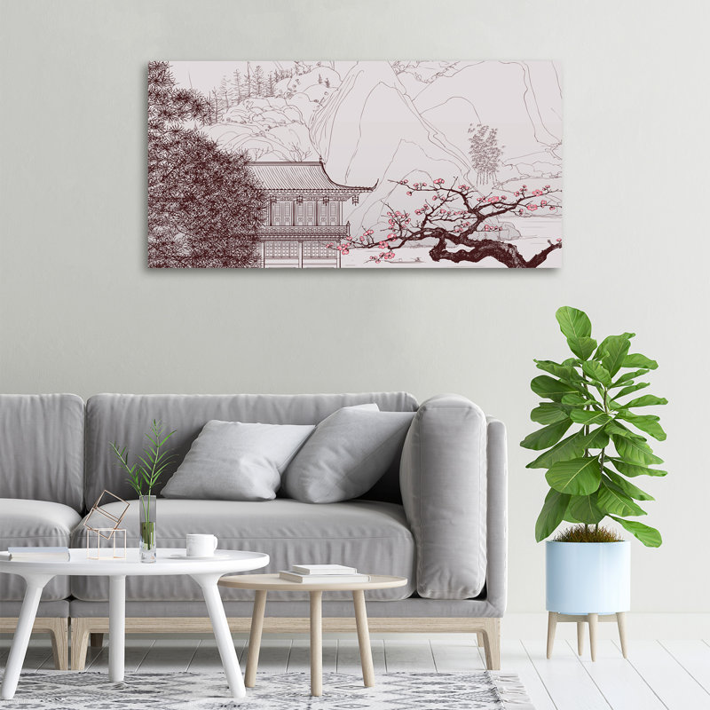 Chinese Landscape - No Frame Print on Canvas