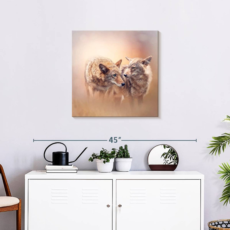 Crowle Dreamy Coyotes, 24" H x 24" W