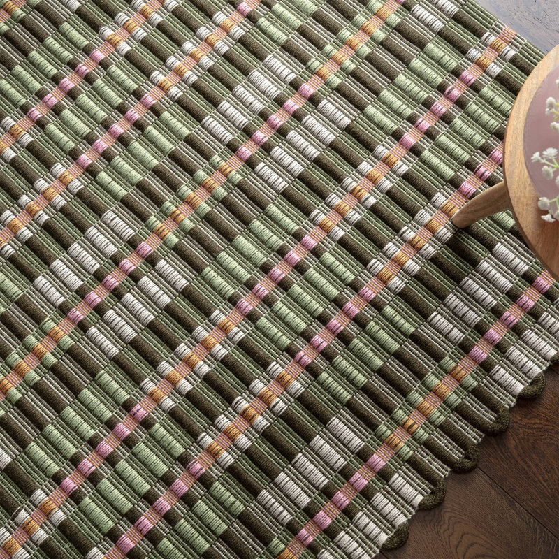 Rectangle Geometric Hand Loomed Kilim Area Rug, Rectangle 160 x 230cm