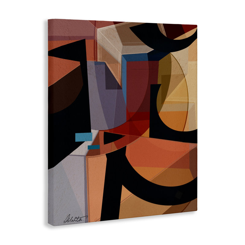 Série de formes sur toile, design par Ishita Banerjee, H 30 po x l 24 po