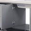 Meuble-lavabo 60 po avec lavabo séparé, grand meuble-lavabo moderne avec portes à fermeture douce et 4 tiroirs, gris-bleu