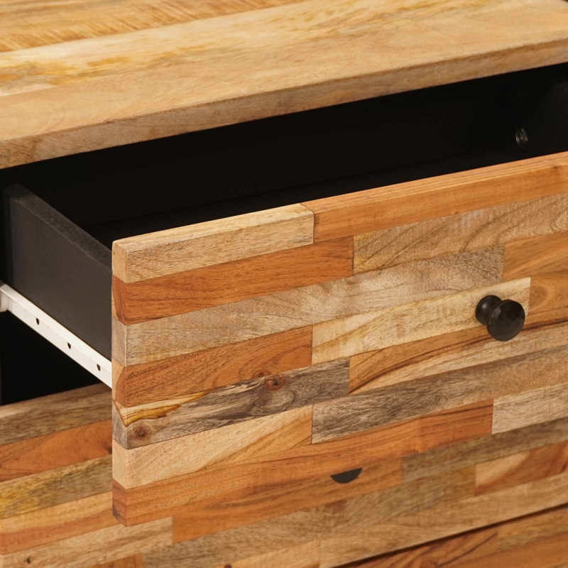 50cm W Solid Wood Bedside Table