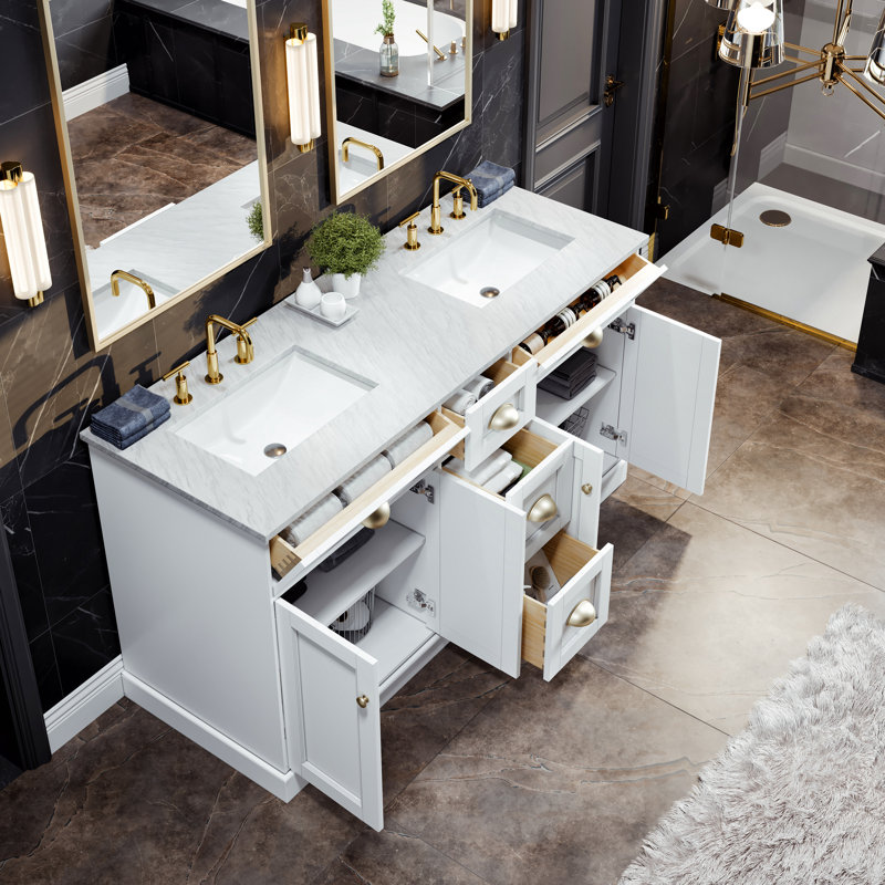Didomenico 60" Double Bathroom Vanity Set