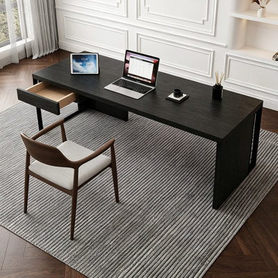 Italian light luxury office desk