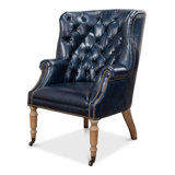 Morford Leather Wingback Chair