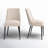 Linen Blend Metal Side Chair Dining Chair-1847891707-1847891706